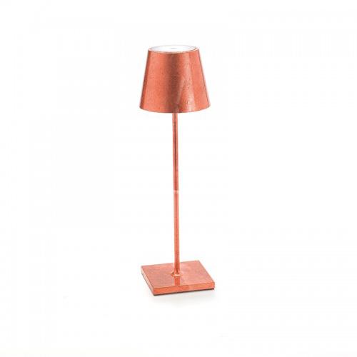 ZAFFERANO lampe de table POLDINA PRO (Feuille de cuivre - Aluminium peint et polycarbonate)