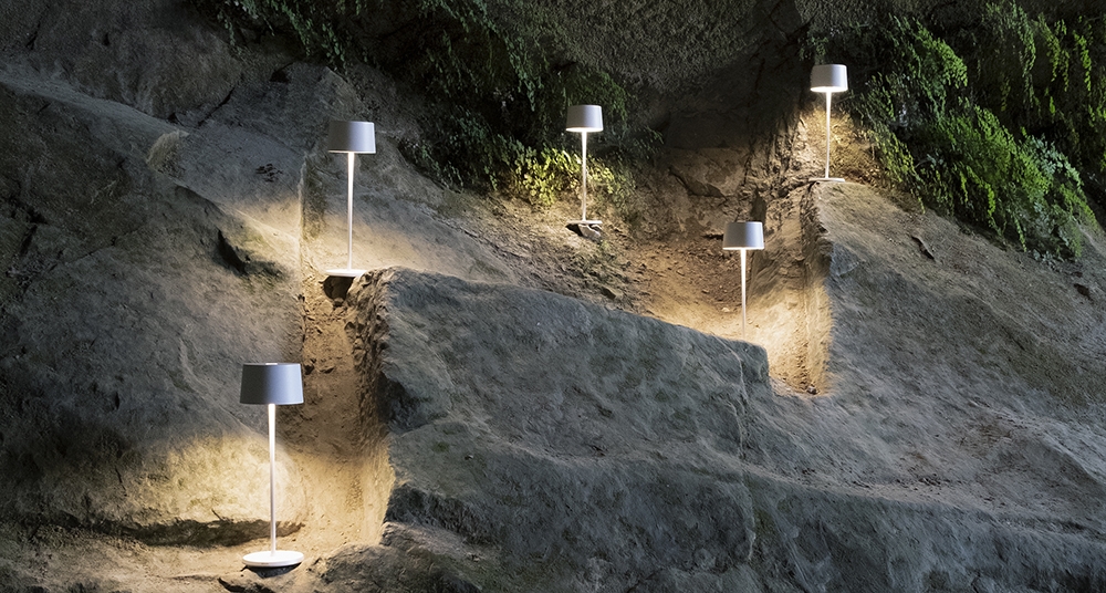 ZAFFERANO set de 3 lampes de table OLIVIA