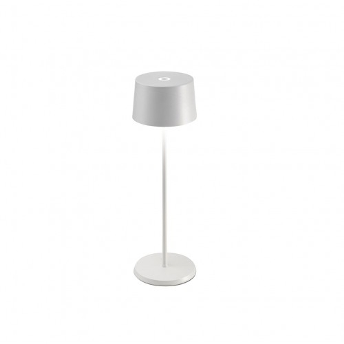 ZAFFERANO lampe de table OLIVIA PRO (Blanc - Aluminium peint et polycarbonate)