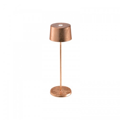 ZAFFERANO lampe de table OLIVIA PRO (Feuille de cuivre - Aluminium peint et polycarbonate)