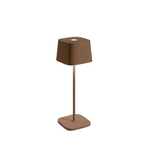ZAFFERANO lampe de table OFELIA PRO (Corten - Aluminium peint et polycarbonate)