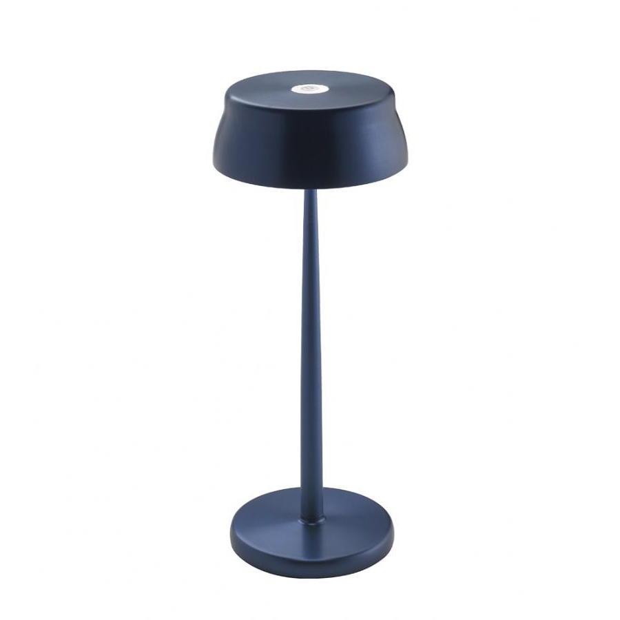 ZAFFERANO lampe de table SISTER LIGHT (Bleu - aluminium anodisé)