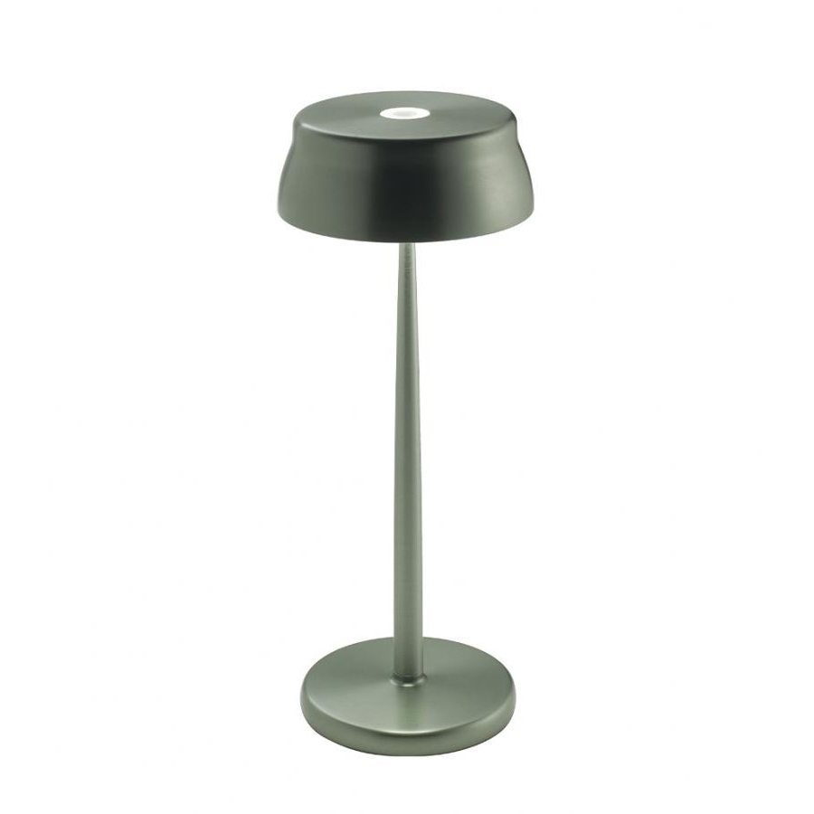 ZAFFERANO lampe de table SISTER LIGHT (Vert - aluminium anodisé)
