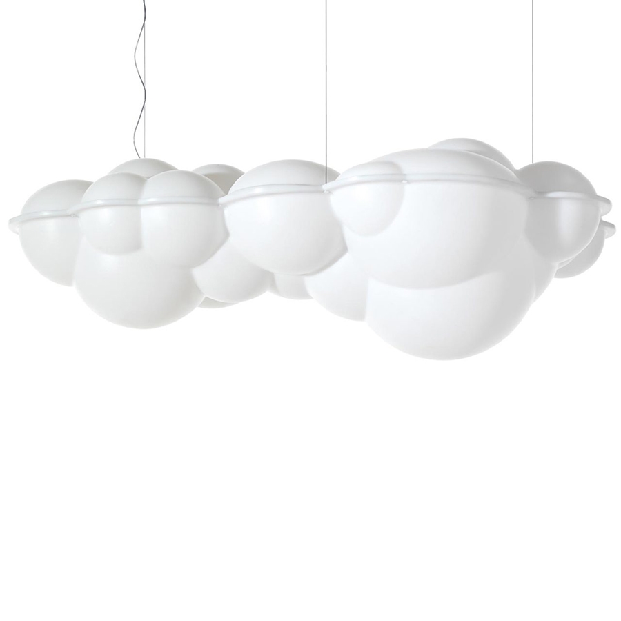 NEMO lampe à suspension NUVOLA (Blanc - Polyéthylène)