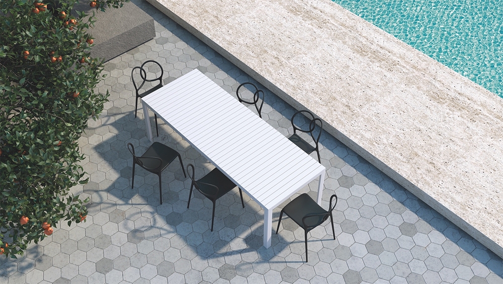 DRIADE outdoor table KALIMBA 240x90 cm
