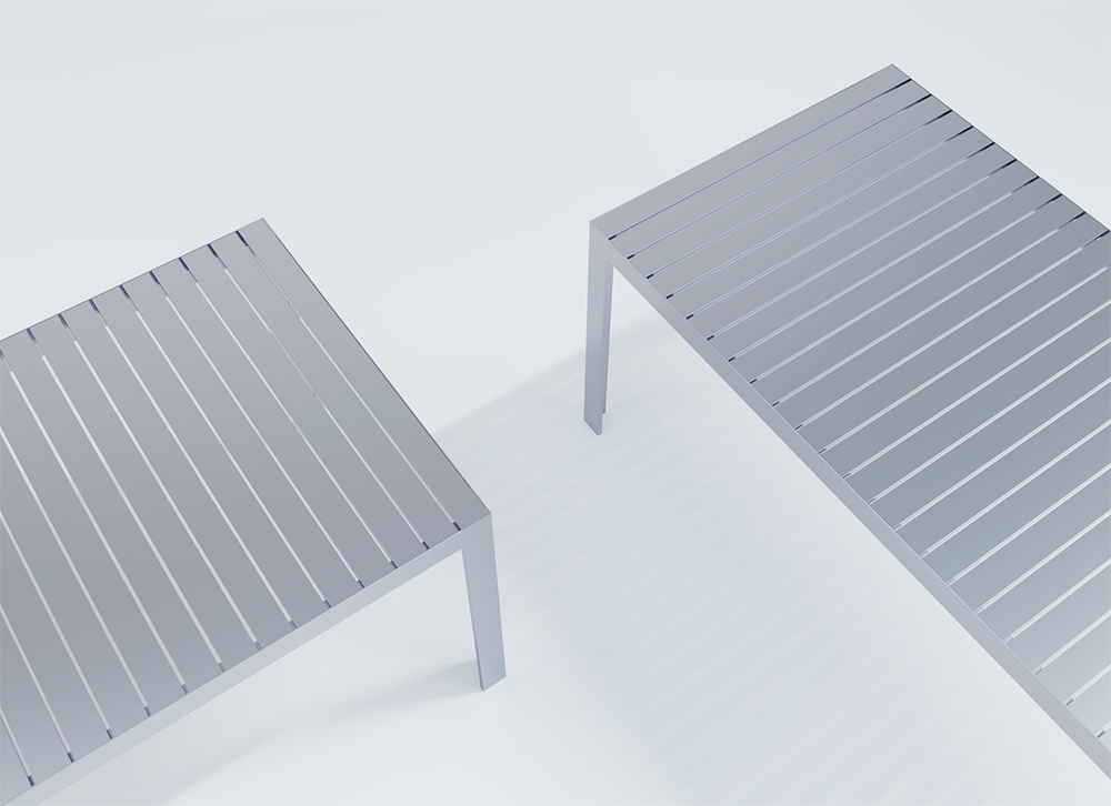 DRIADE table pour l'extérieur KALIMBA 240x90 cm