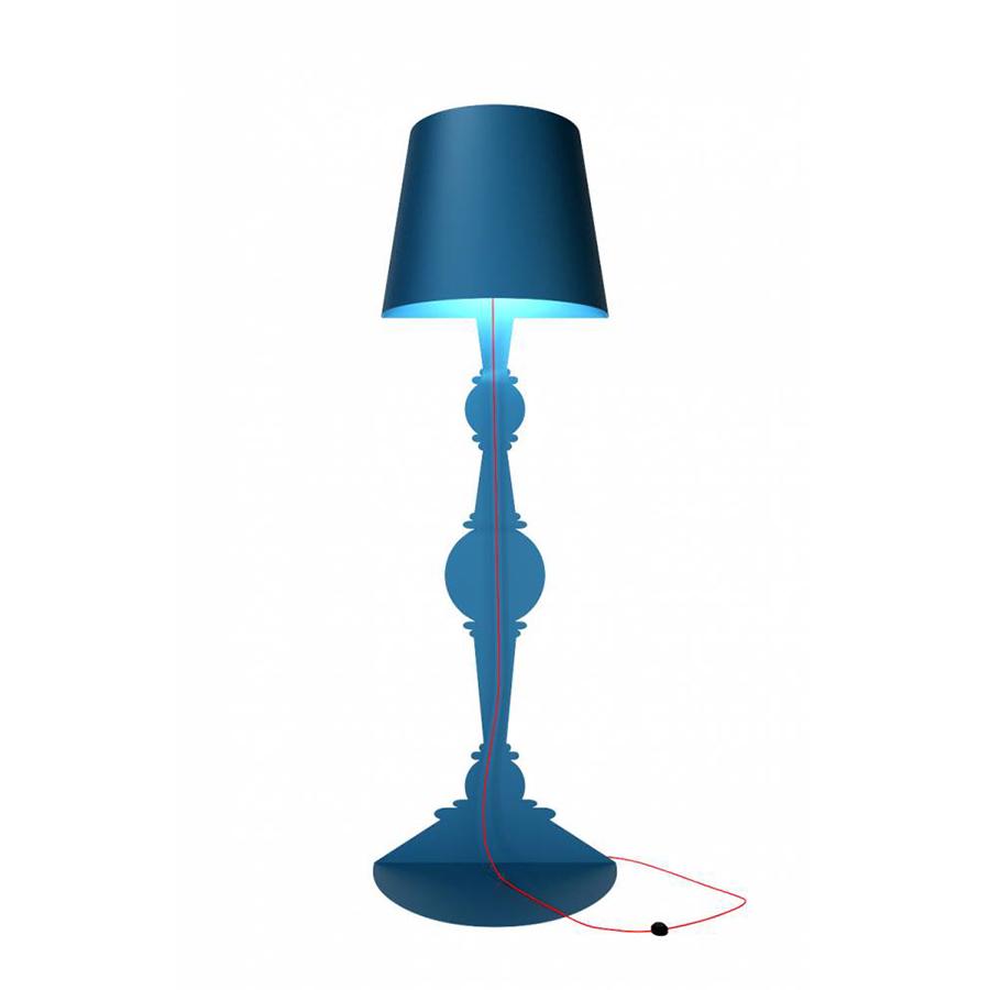 YOUMEAND lampadaire DEMÌ 180° (Bleu - Acier)