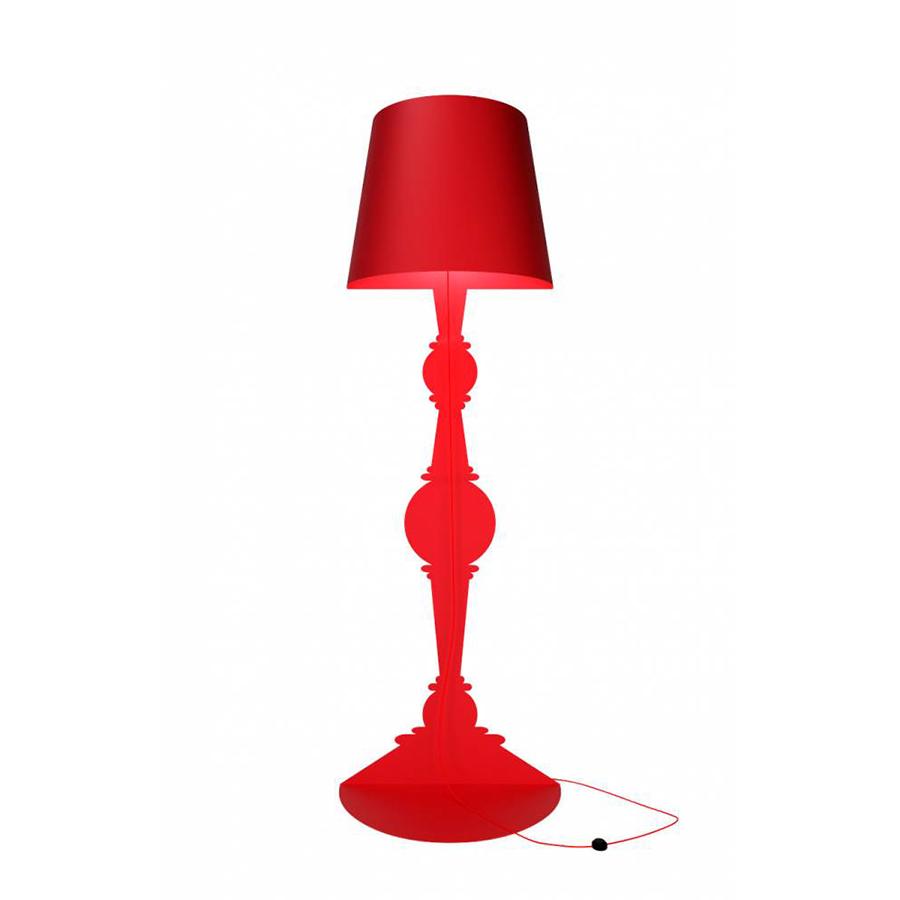 YOUMEAND lampadaire DEMÌ 180° (Rouge - Acier)