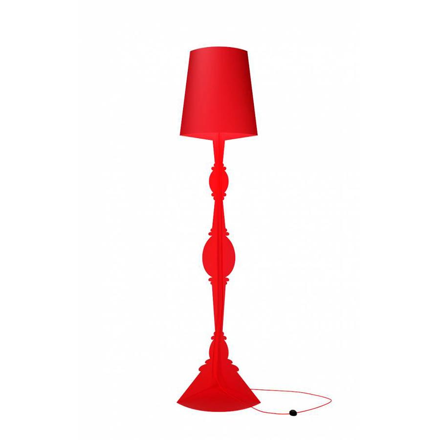 YOUMEAND lampadaire DEMÌ 90° (Rouge - Acier)