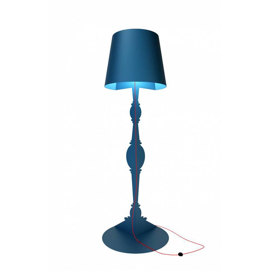 YOUMEAND lampadaire DEMÌ 270° (Bleu - Acier)