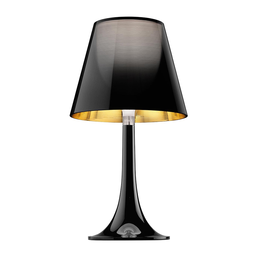FLOS lampe de table MISS K (Noir - Aluminium)