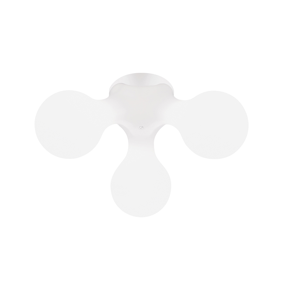 KDLN KUNDALINI lampe murale applique ou au plafonde ATOMIUM (Blanc - Polyéthylène et métal)