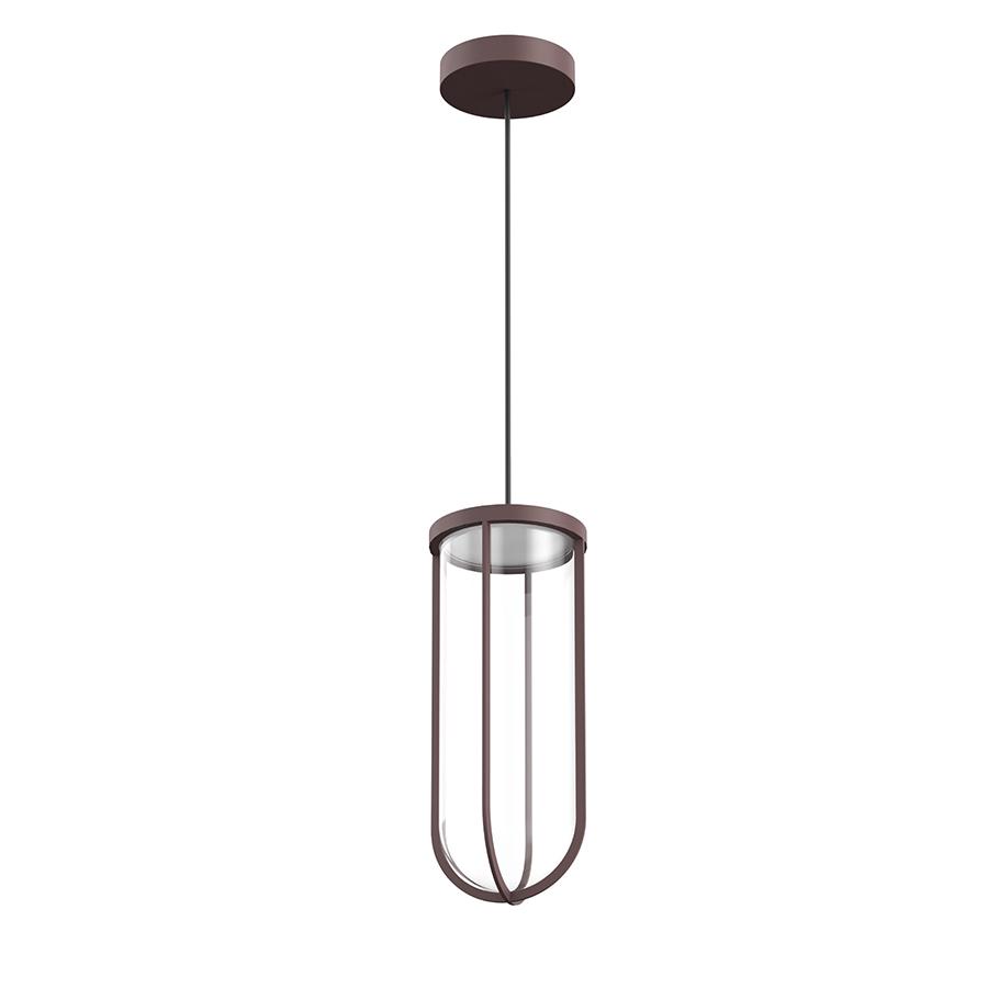FLOS OUTDOOR lampe à suspension pour l'extérieur IN VITRO SUSPENSION DIMMABLE DALI (Deep brown - alu