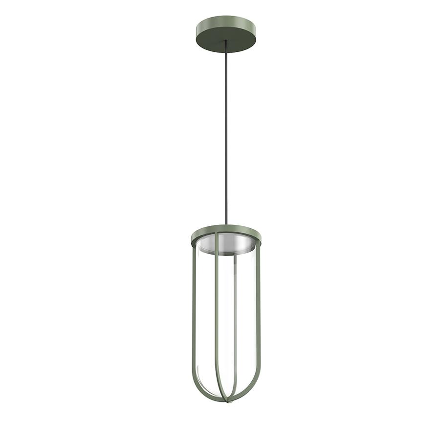 FLOS OUTDOOR lampe à suspension pour l'extérieur IN VITRO SUSPENSION NO DIMMABLE (Pale green - alumi