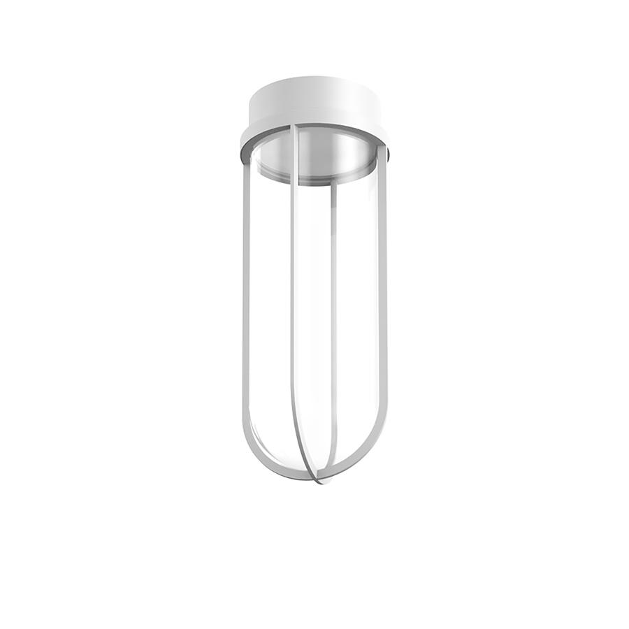 FLOS OUTDOOR lampe au plafond pour l'extérieur IN VITRO CEILING DIMMABLE 1-10V (Blanc - aluminium et
