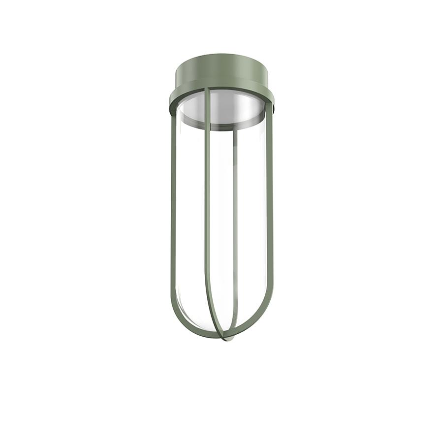 FLOS OUTDOOR lampe au plafond pour l'extérieur IN VITRO CEILING DIMMABLE 1-10V (Pale green - alumini
