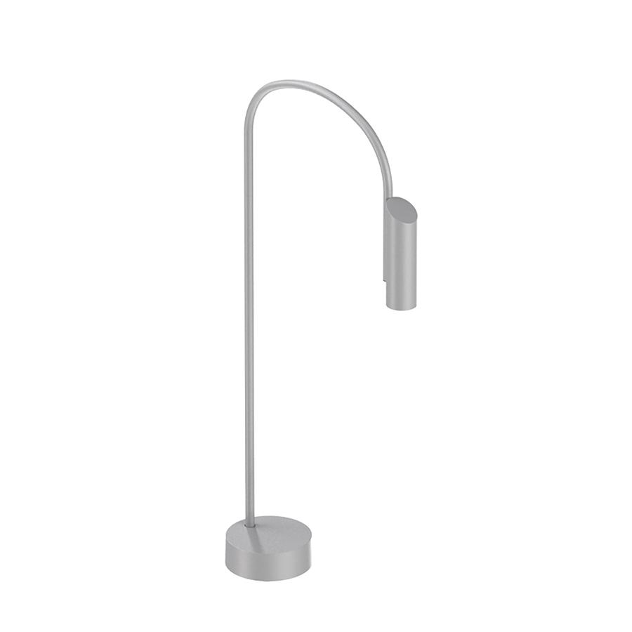 FLOS OUTDOOR lampadaire d'extérieur CAULE BOLLARD 1 DIMMABLE DALI (Gris - Aluminium, verre et acier)
