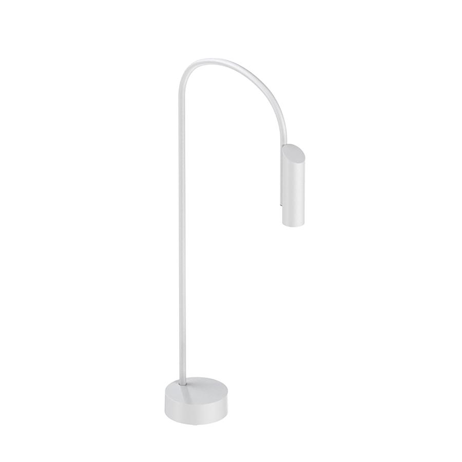 FLOS OUTDOOR lampadaire d'extérieur CAULE BOLLARD 1 NO DIMMABLE (Blanc - Aluminium, verre et acier)