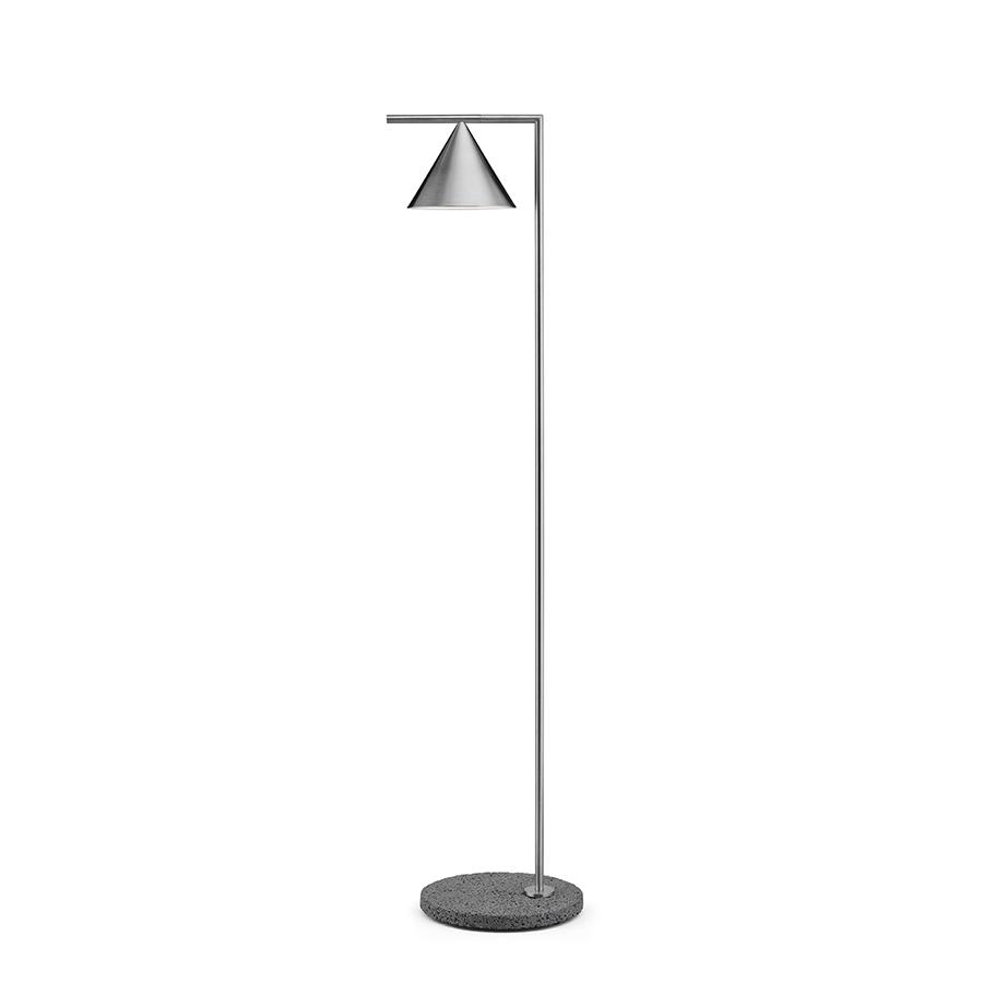 FLOS OUTDOOR lampadaire d'extérieur CAPTAIN FLINT OUTDOOR 3000K (Base en acier chromé et oeil d'oise
