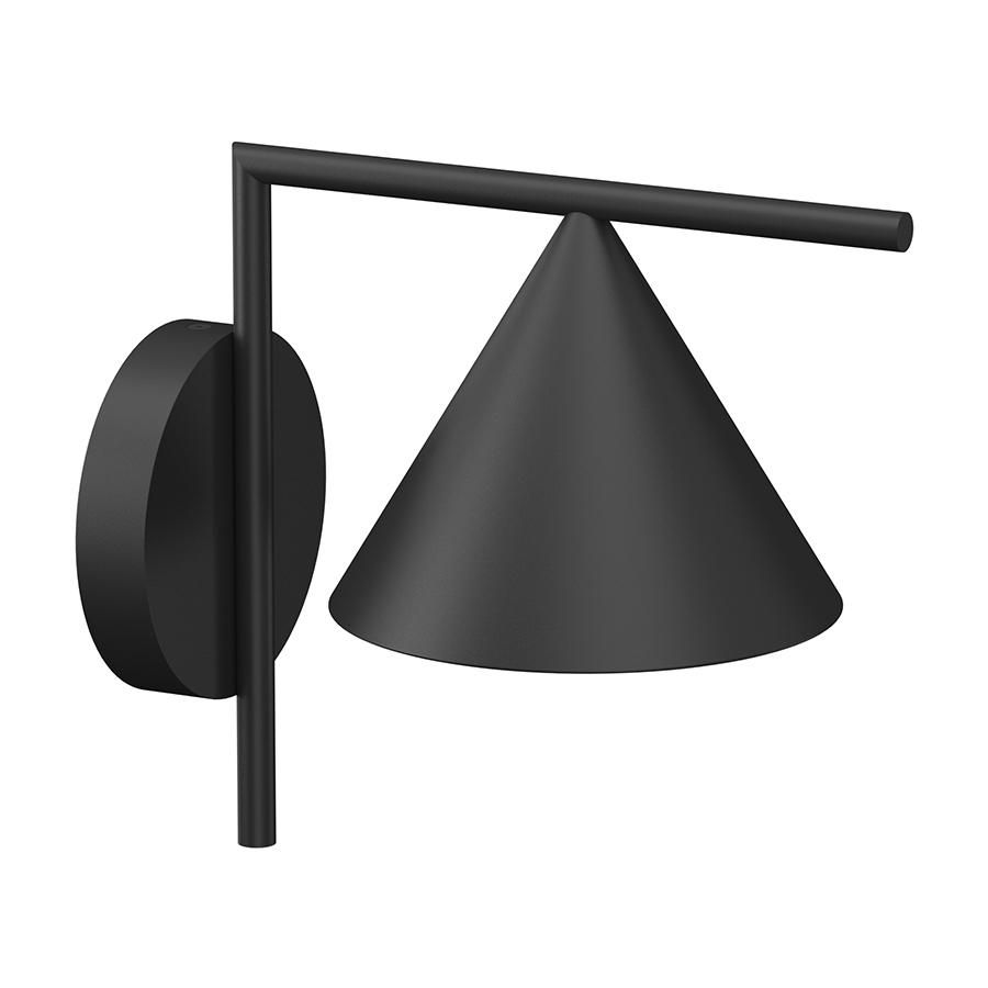 FLOS OUTDOOR lampe murale applique d'extérieur CAPTAIN FLINT WALL OUTDOOR 2700K (Noir - Métal)