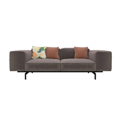 KARTELL sofa 2 places LARGO VELLUTO