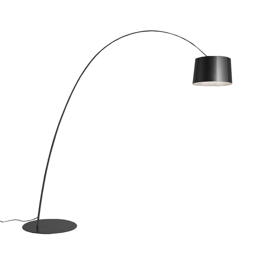 FOSCARINI lampadaire TWIGGY ELLE MYLIGHT TUNABLE WHITE (Graphite - Fibre de verre laquée, PMMA, poly