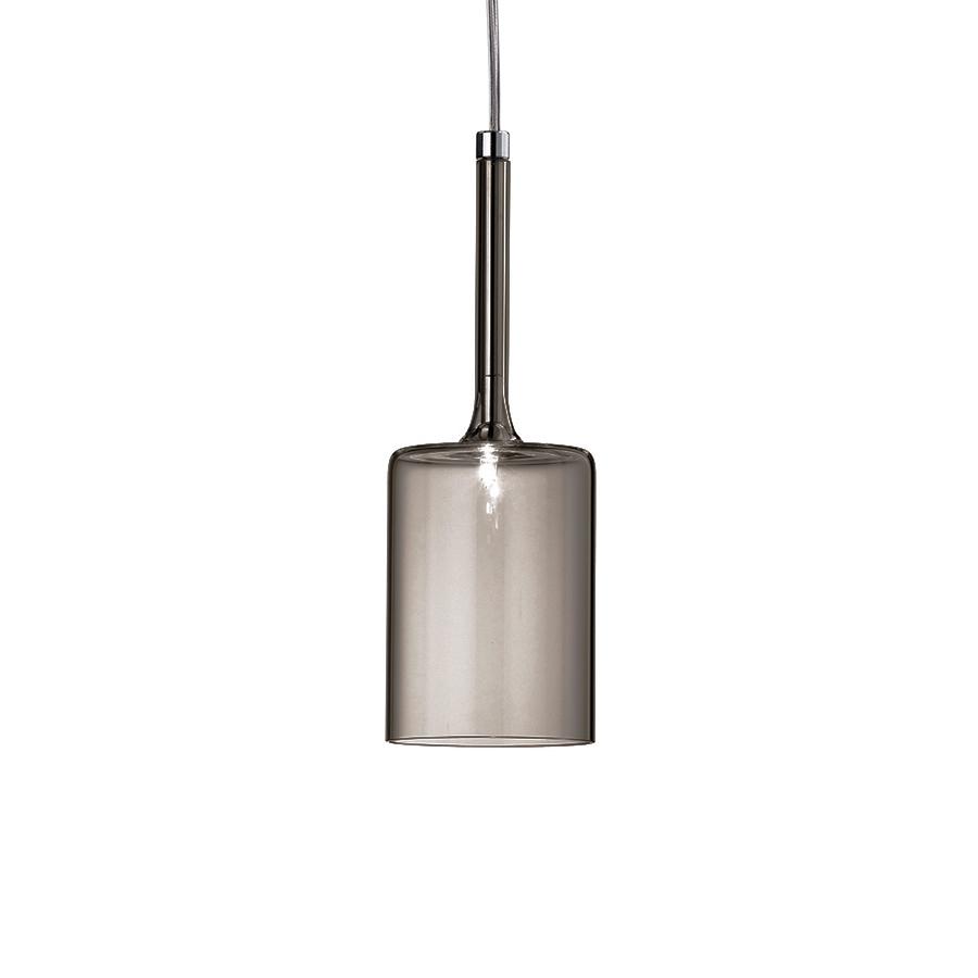 AXO LIGHT lampe à suspension SPILLRAY Ø 10 cm (Gris - Verre et métal chromé)