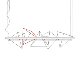 PALLUCCO lampe à suspension ROCK GARDEN 155 cm