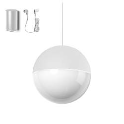 FLOS pendant lamp STRING LIGHT SPHERE 22 meters with FLOOR SWITCH WHITE