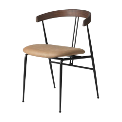 GUBI chaise avec accoudoirs et coussin VIOLIN