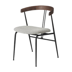 GUBI chaise avec accoudoirs et coussin VIOLIN