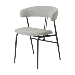 GUBI chaise avec accoudoirs et rembourrage total VIOLIN