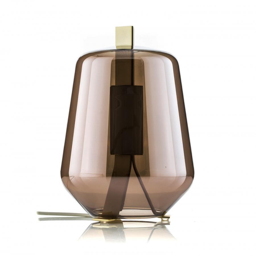 PRANDINA lampe de table LUISA T3 (Glory rose, 2700K - Héritage laiton et verre)