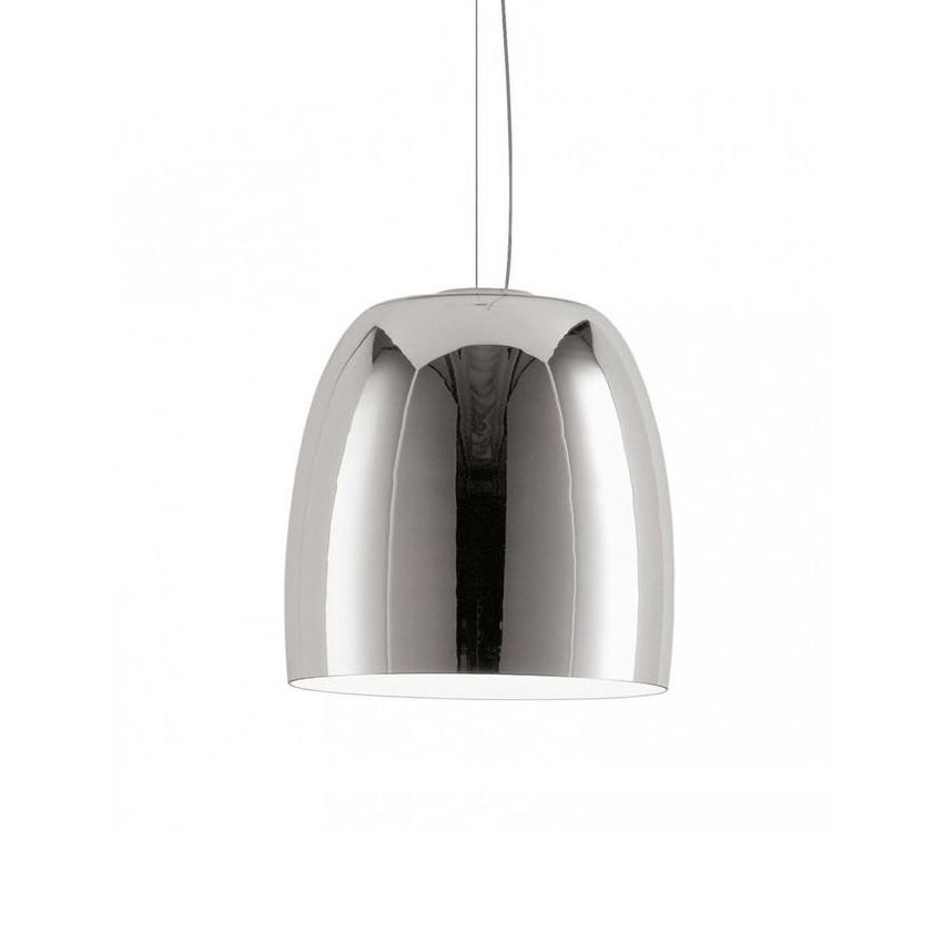 PRANDINA lampe à suspension NOTTE LED S3 (Miroir, intérieur blanc - verre souflé)