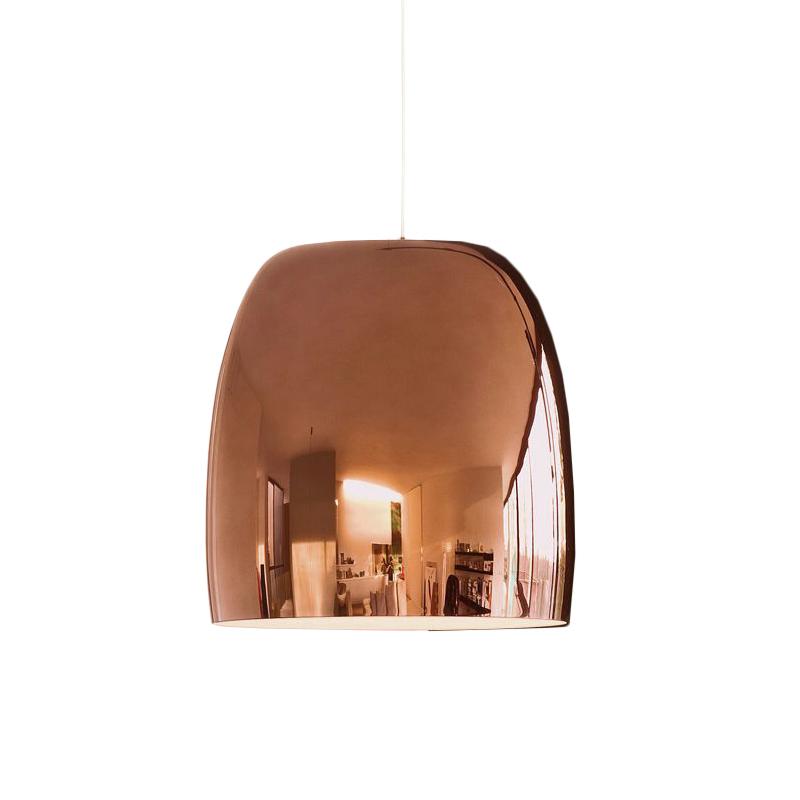 PRANDINA lampe à suspension NOTTE S5 (Cuivre, intérieur blanc - verre souflé)