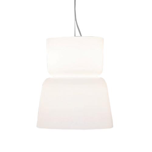 PRANDINA lampe à suspension BLOOM S5 (Blanc opalin - verre souflé)
