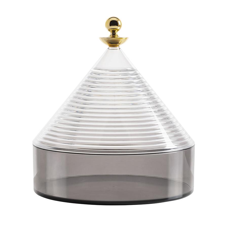 KARTELL récipient TRULLO (Cristal / Fumé - techno-polymères termoplastique)