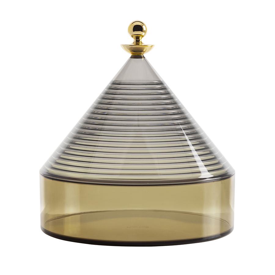 KARTELL récipient TRULLO (Fumé / vert - techno-polymères termoplastique)