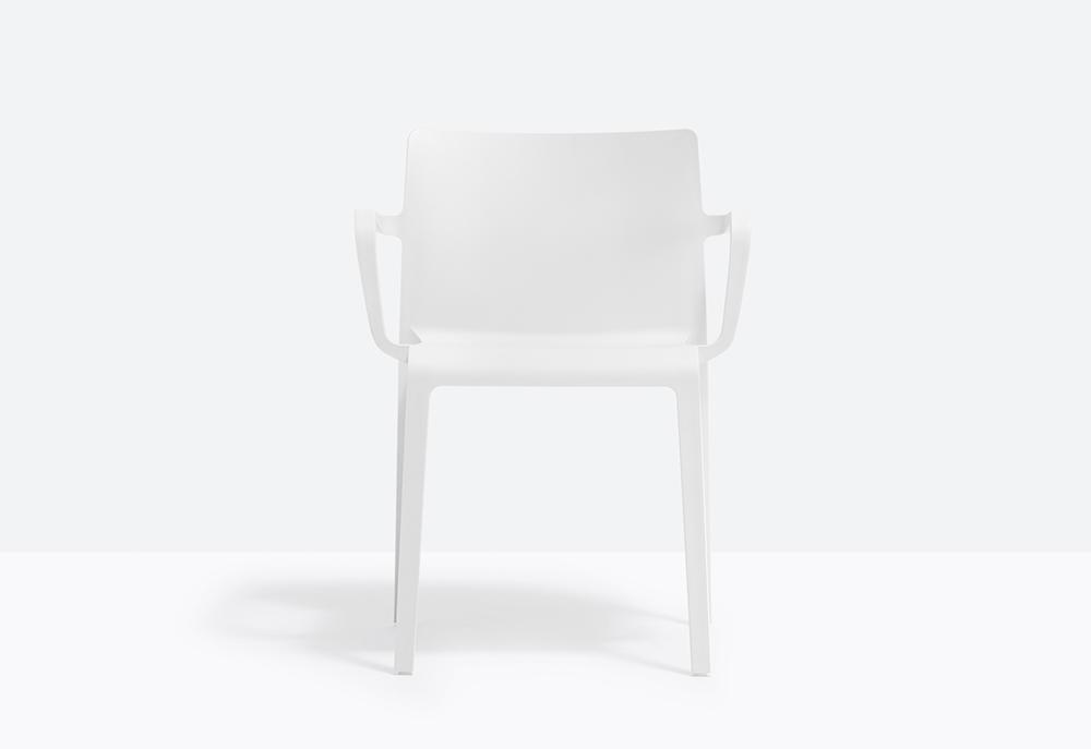 PEDRALI set of 4 outdoor chairs with arms VOLT 675