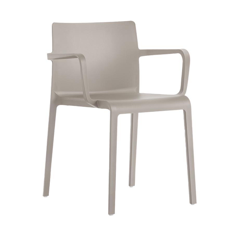 PEDRALI set de 4 chaises avec accoudoirs d'extérieur VOLT 675 (Beige - Polypropylène)