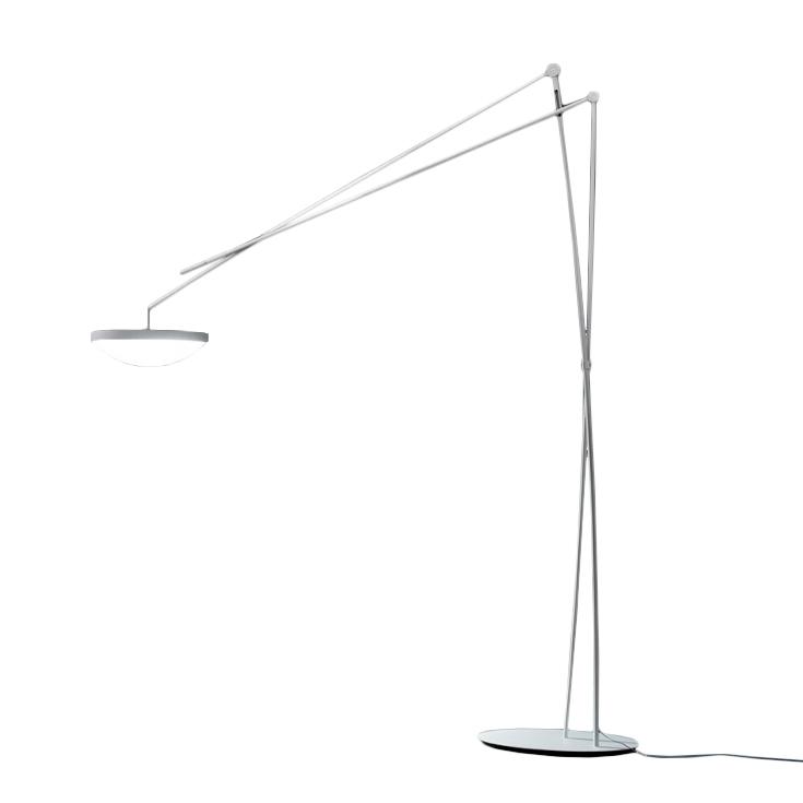 PRANDINA lampadaire EFFIMERA F5 (Blanc Opaque - Aluminium, acier et méthacrylate)