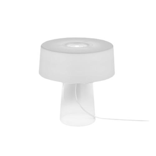 PRANDINA lampe de table GLAM SMALL T1 (Blanc opalin - Verre)