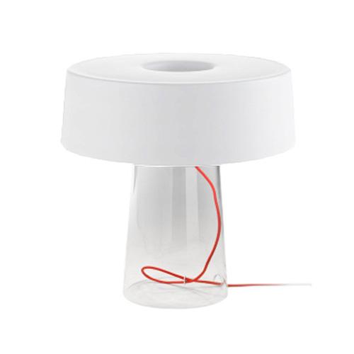 PRANDINA lampe de table GLAM T3 (Blanc opalin - Verre)