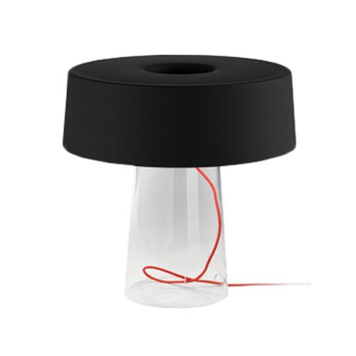 PRANDINA lampe de table GLAM T3 (Noir opale - Verre)