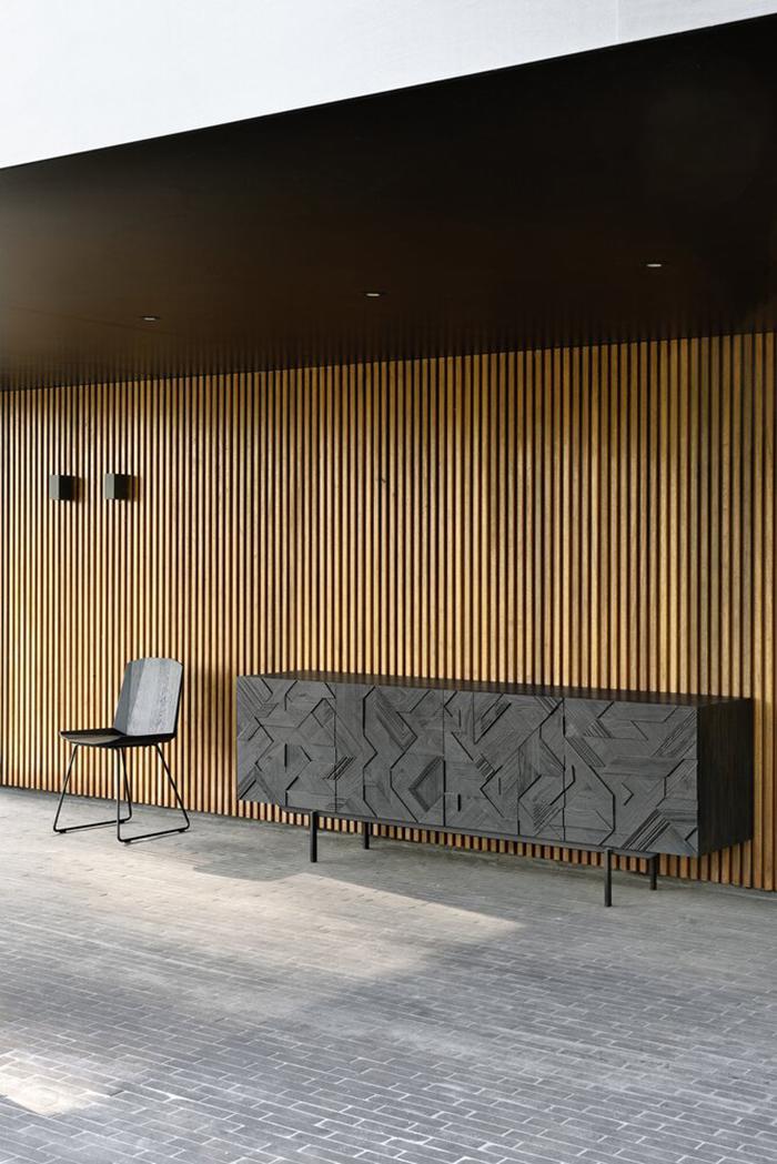 ETHNICRAFT sideboard GRAPHIC with 4 doors