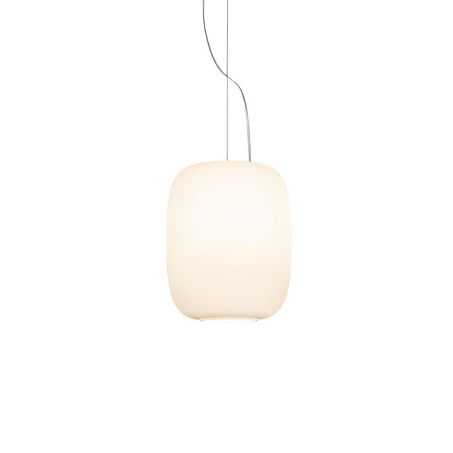 PRANDINA lampe à suspension SANTACHIARA LED S1 (Blanc opalin - Diffuseur en verre)