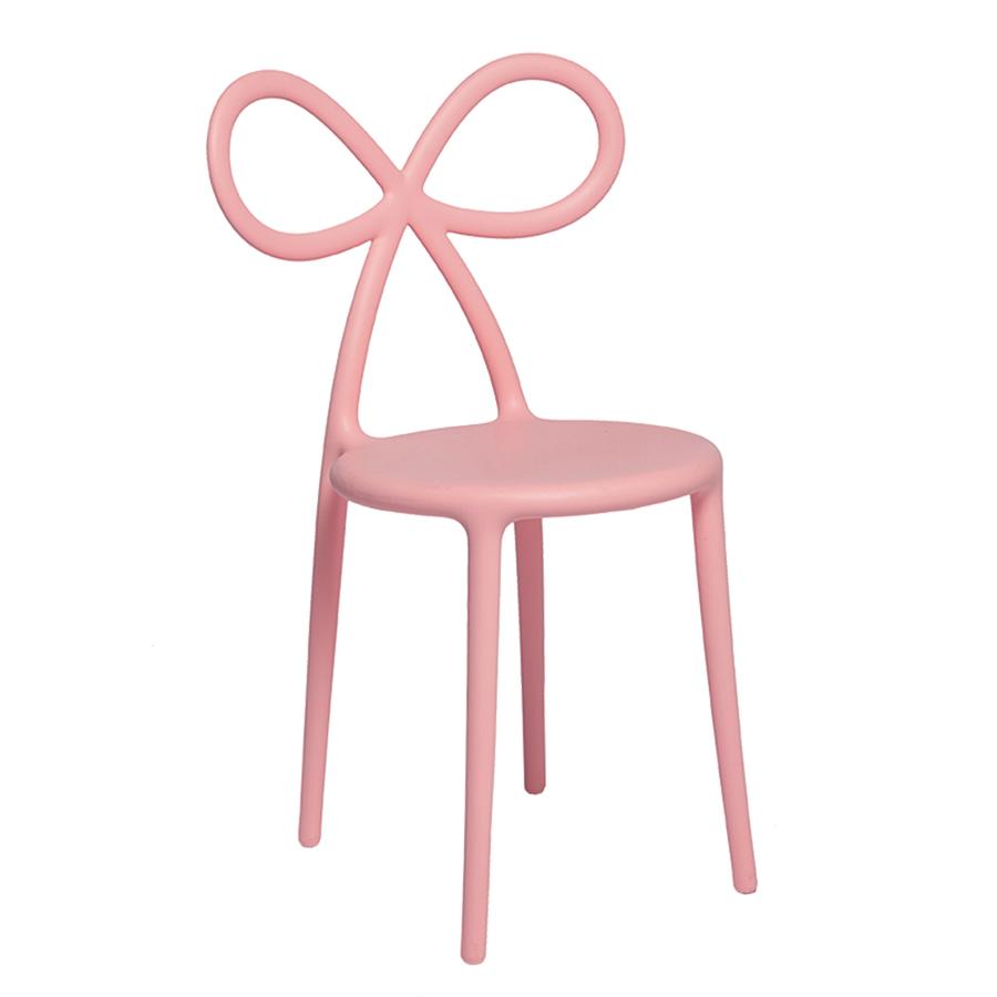 QEEBOO chaise RIBBON CHAIR (Rose - Polypropylène)