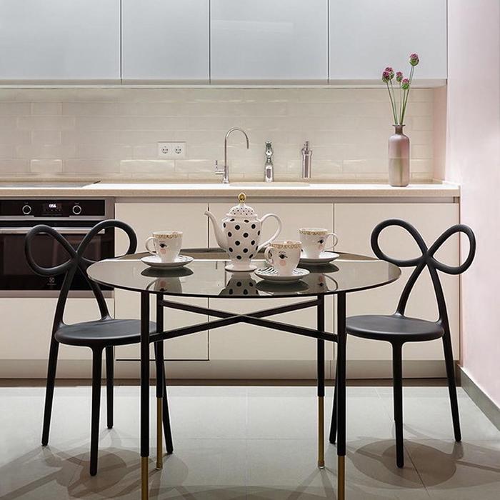 QEEBOO set of 4 chairs RIBBON CHAIR