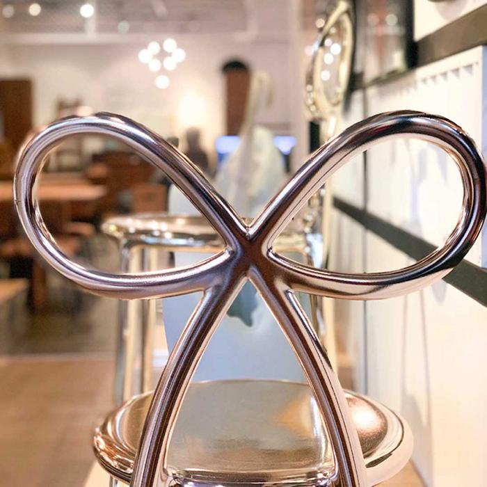 QEEBOO set de 4 chaises RIBBON CHAIR METAL FINISH