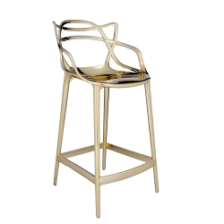 KARTELL stool MASTERS STOOL H 65 cm METAL PRECIOUS COLLECTION